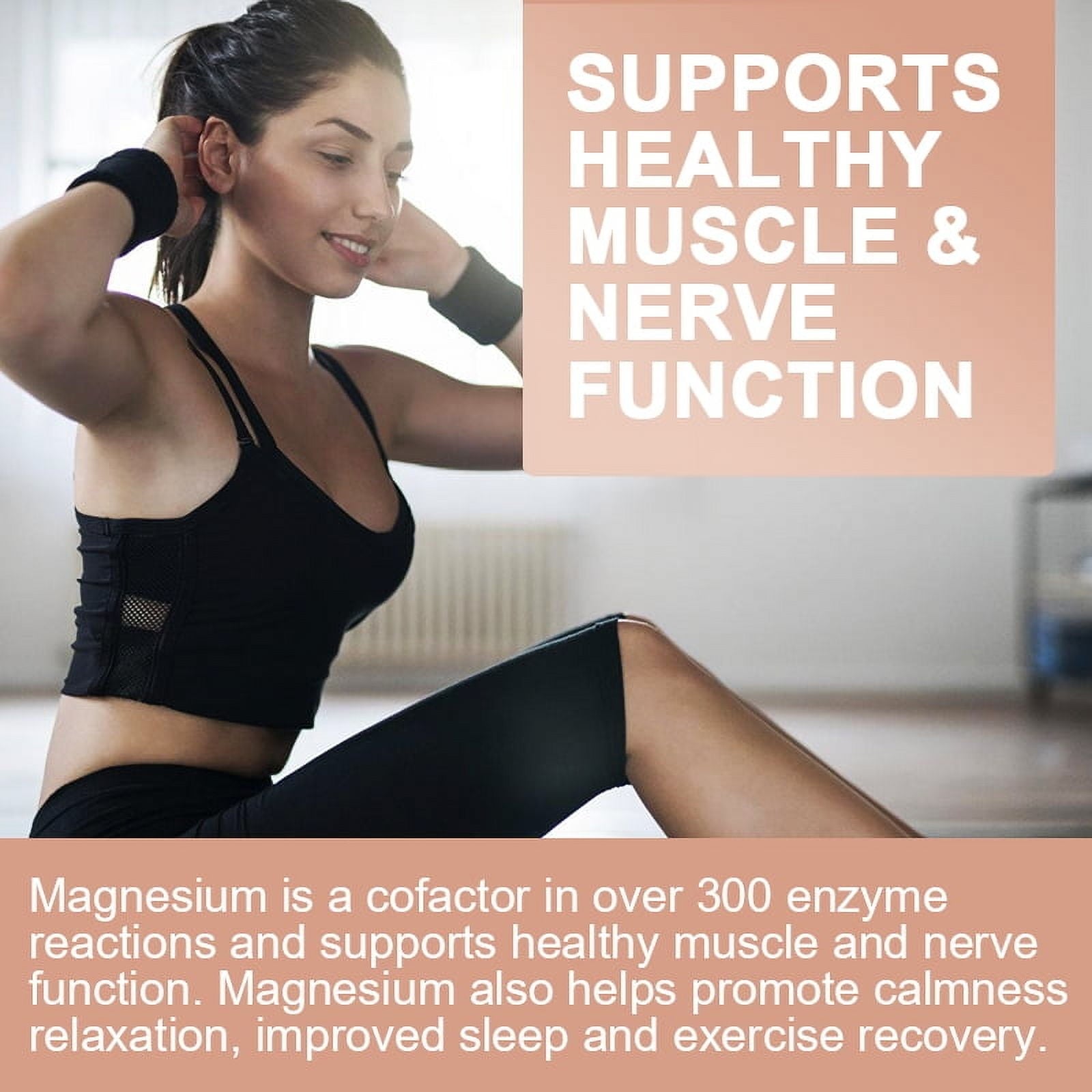 Magnesium Complex Supplement - Triple Calm Magnesium 3000 Mg with Magnesium Glycinate, Malate, and Citrate - for Rest and Relaxation - 240 Capsules