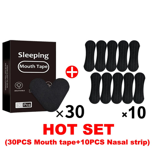 30/10 Sleeping Mouth Tape and Nose Strips